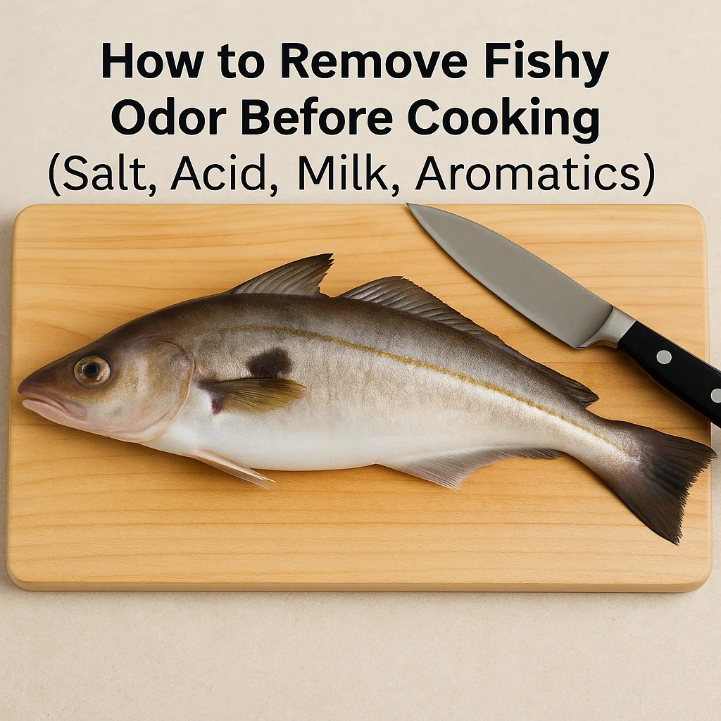 How to Remove Fishy Odor Before Cooking (Salt, Acid, Milk, Aromatics)
