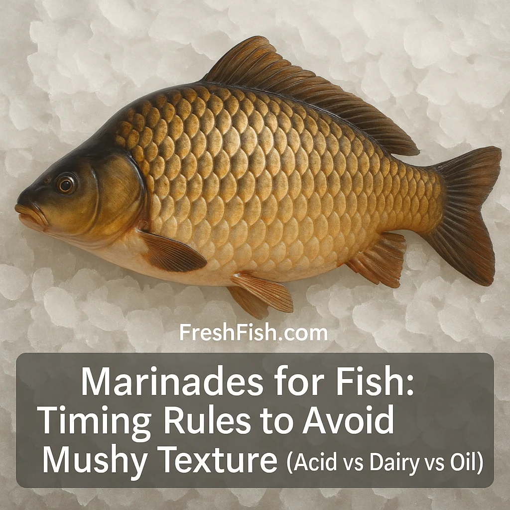 Marinades for Fish: Timing Rules to Avoid Mushy Texture (Acid vs Dairy vs Oil)