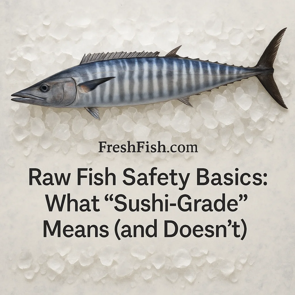 Raw Fish Safety Basics: What “Sushi-Grade” Means (and Doesn’t)