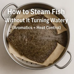 How To Steam Fish Without It Turning Watery Aromatics Heat Control