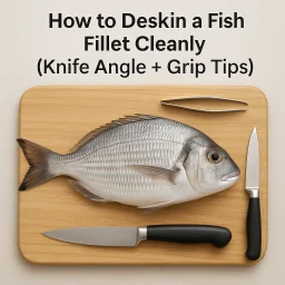 How To Deskin A Fish Fillet Cleanly Knife Angle Grip Tips